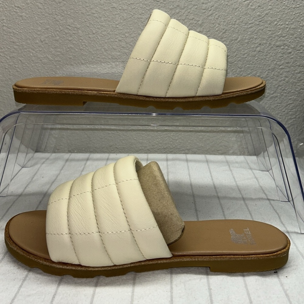 Sorel Ella III Quilted Puff Slide Sandal (Women) size 9.5 - Picture 4 of 9